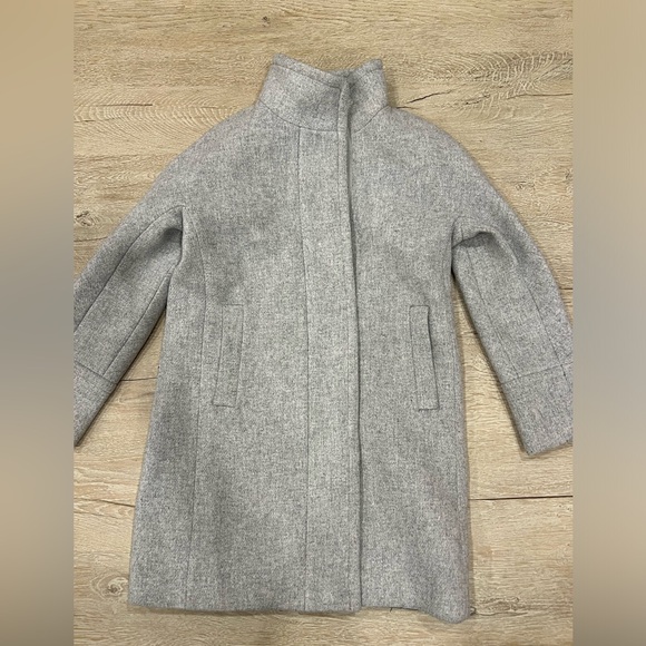 J. Crew gray wool coat - Picture 1 of 7